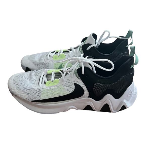 Nike Giannis Immortality 2 Basketball Sneakers In White / Black / Volt Size 18 main image 9
